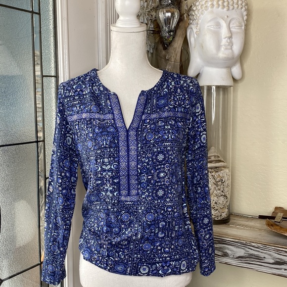 Indigo Tops - Boho cotton tunic
